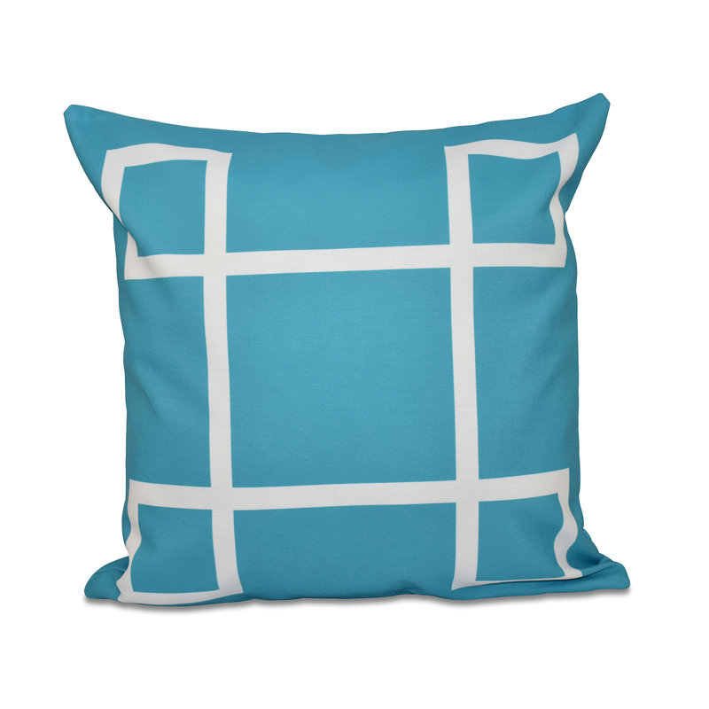 Housse et insert d'oreiller carré, 18 po x 18 po, Turquoise