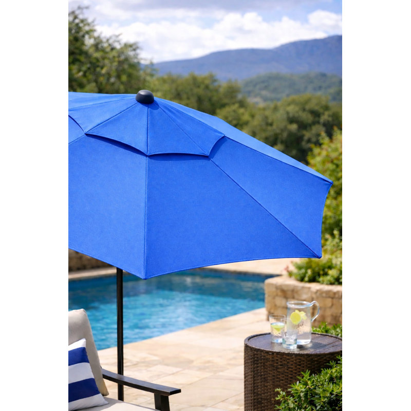 Housse de remplacement pour parasol de patio Mack, Bleu pacifique