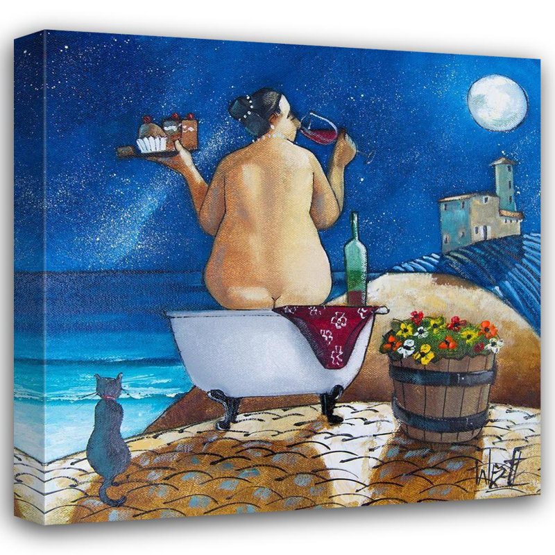«Winston Porter West», art sur toile tendue de la galerie Ronald: Bath No. 1, H 20 po x l 20 po