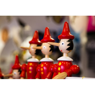 Pinocchio Superliar par Christobolo - Photographie sur toile tendue