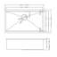 32 X 18 Inch Undermount Workstation Sink, Stainless Steel Single Bowl Kitchen Sink 18 Gauge