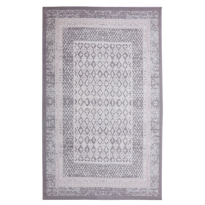 Geometric Indoor Rug, Rectangle 2' x 4'