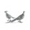 2 Piece Morning Hunt Pewter Pheasant Figurine Set