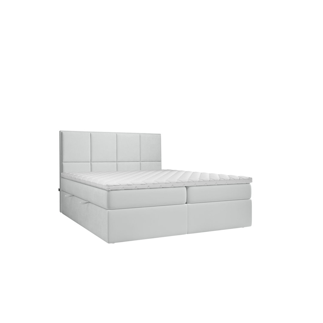 Boxspringbett Belkaya mit Topper und Bettkasten