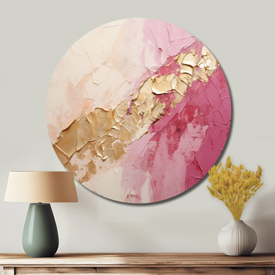 Oldham - Abstract Round Metal Art Prints