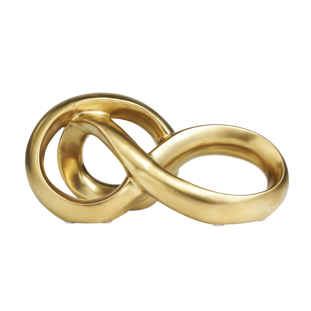 Reinoso Ceramic Infinity Loop Abstract Decorative Sculpture Wrought Studio™
