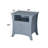 Gray Finish Nightstand With 2 Drawers And Open Compartment For Bedroom Organization Use Accent Table Storage Area Office-163158528