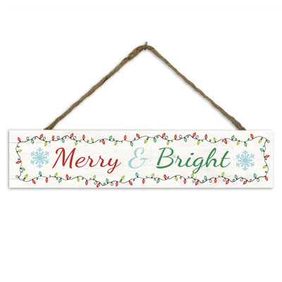 Panneau Merry and Bright