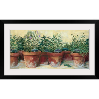 «Pots Herbs» par Carol Rowan - impression