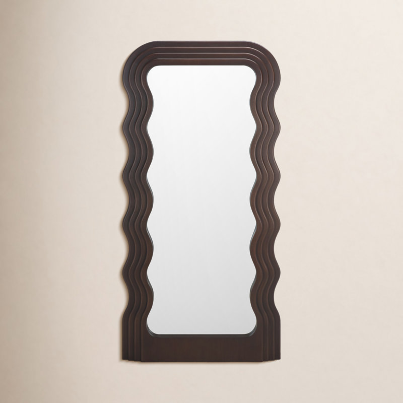 Miroir de plancher Ranstead, Noyer