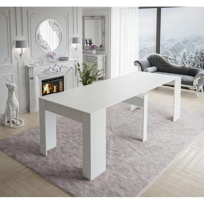 Einberger Console Table, White