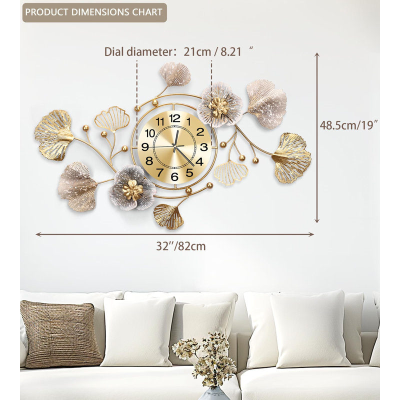 Horloge murale 33 po Modern Farmhouse