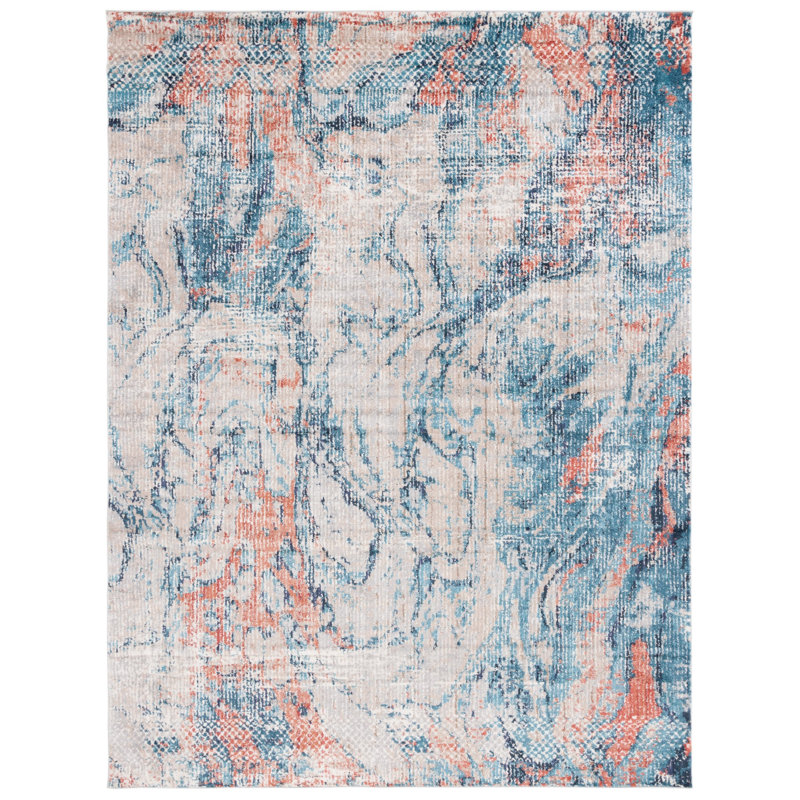 Madison Performance Abstract Rug, Rectangle 8' x 10'