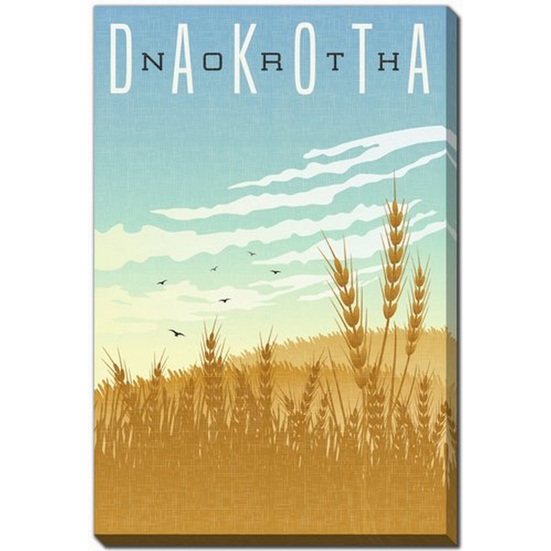 Affiche de North Dakota State, H 28 po x l 22 po