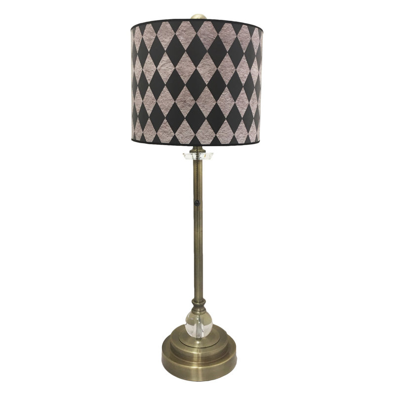 Lampe 28 po Bardha, Nickle/Brown