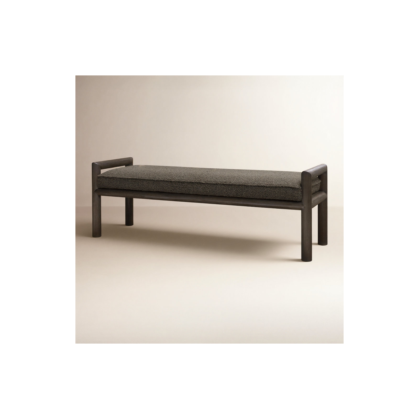 Colleen Bench, Basalt Gray, Gray