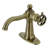 Kingston Brass Fuller Single-Handle 1-Hole Deck Mount Bathroom Faucet with Push Pop-Up and Deck Plate-66069201-69976283