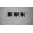 Triple Cross Handle Bathtub Faucet,Waterfall Bath Tub Faucet with Handheld Shower-64611154
