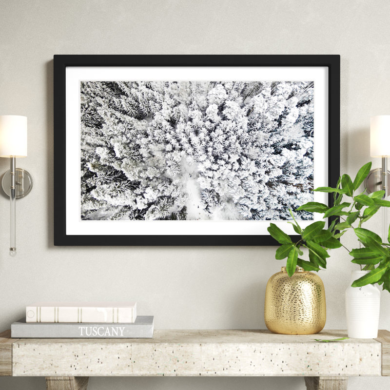 «Frozen Friends», reproduction de photo encadrée sur papier, H 30 po x l 45 po x P 1,5 po