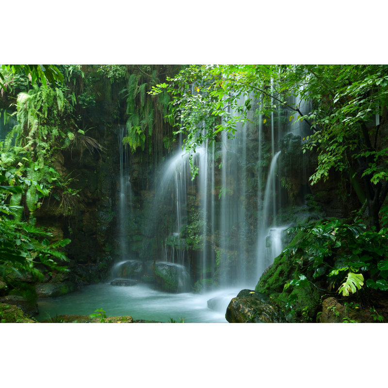 Waterfall by Ithinksky - Wrapped Canvas Print, 20cm H x 30cm W x 3.8cm D