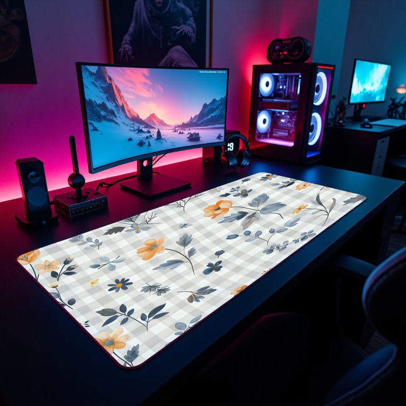Polyester Desk Pad, 31.5x15.5