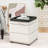 Sierra 18" Wide Tufted Square Ottoman Storage-1833108063