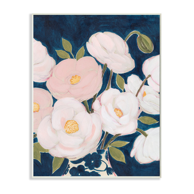 «Luminous Floral Bouquet» par Grace Popp, impression sur toile, H 15 po x l 10 po, Plaque murale