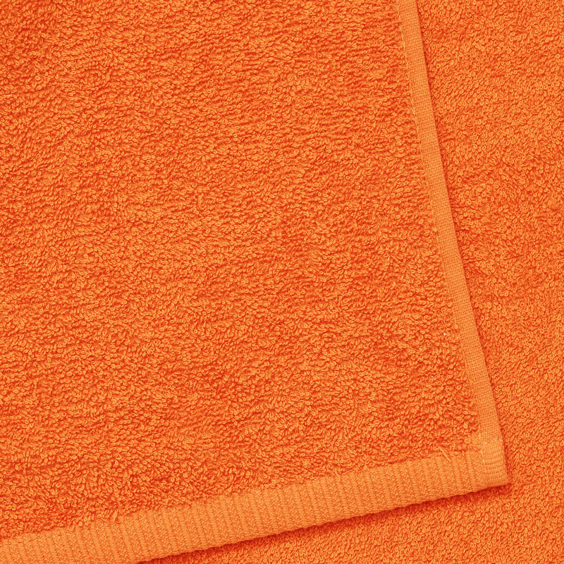 Quick Dry Cotton Hand Towel, Orange