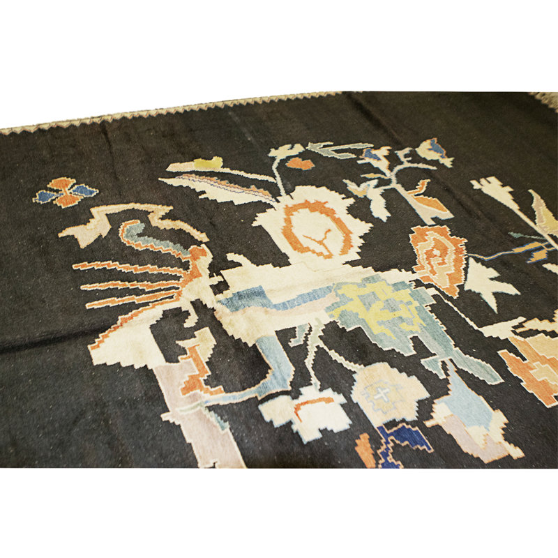 Hand Knotted Wool Area Rug