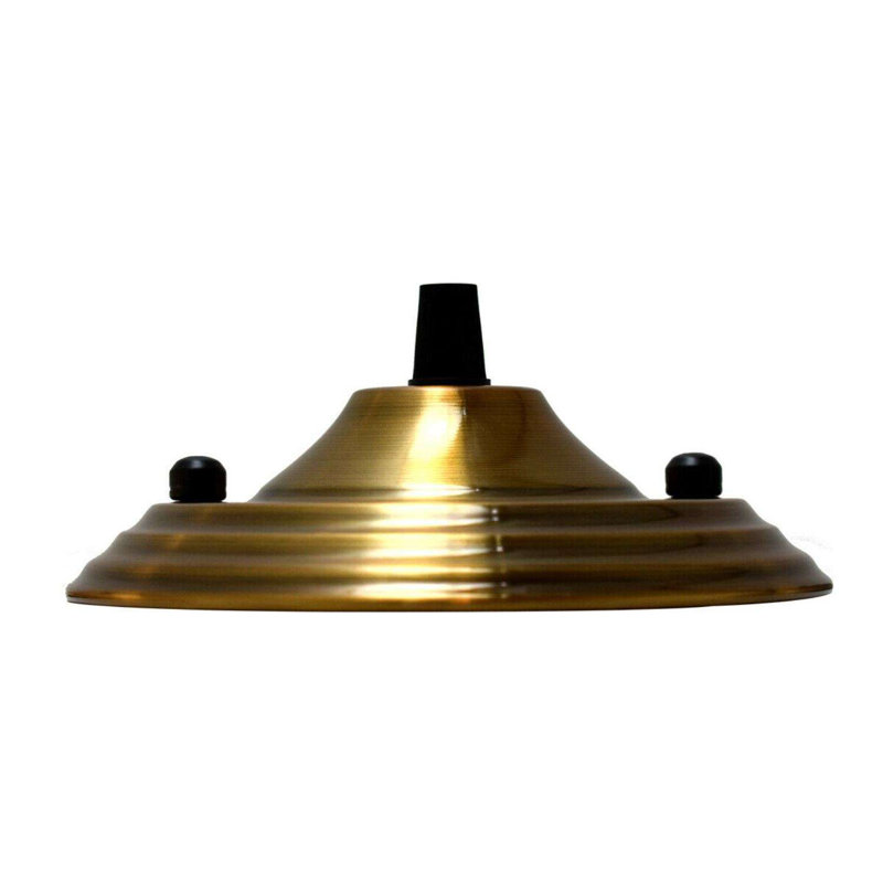 Halverson Ceiling Rose 140Mm Chandelier Ceiling Pendant Lamp Light Fitting Accessory DIY Lighting Kit, Gold