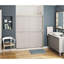 Porte de douche double coulissante semi-sans cadre 55 po x 71 po Kameleon-38761243-38761244