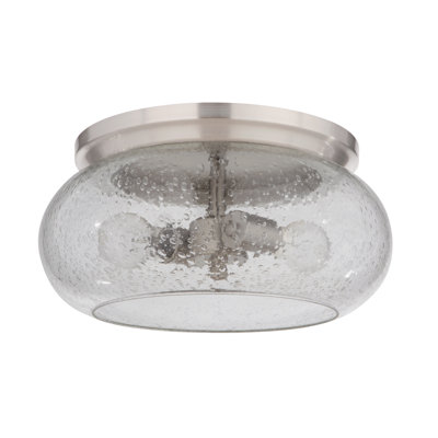 Plafonnier encastré 2 lumières 14,5 po 