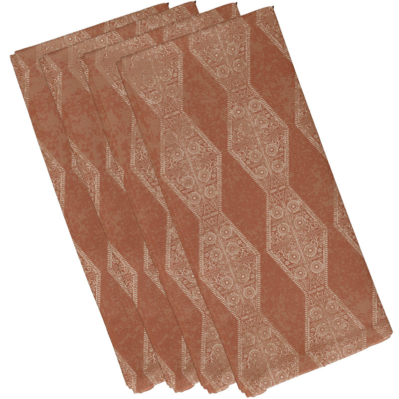Ensemble de serviettes 4 pièces Harrel, Orangé
