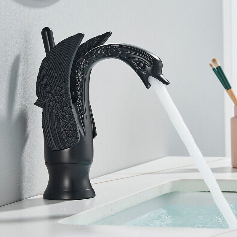 Enos Mono Basin Mixer, Matte Black
