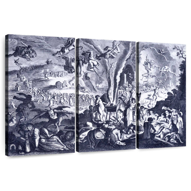 Kelan Witches Sabbath, 48" H x 74" W