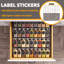 Cabinet System Spice Jar & Rack Set