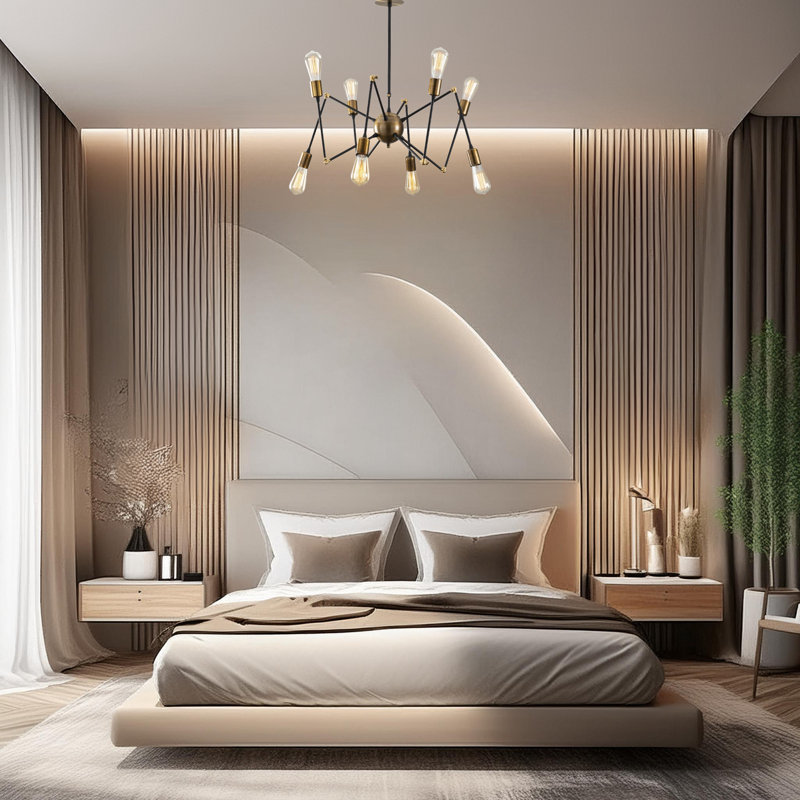 Metal Body Adjustable Chandelier