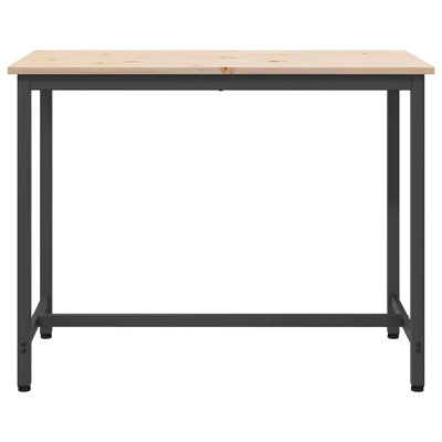 Metal Base Dining Table