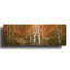 «Autumn Birch II» par Art Fronckowiak, art mural en métal doré, 36 po x 12 po-133532938