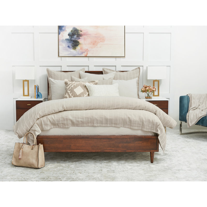 Cleo Natural Throw Pillow
