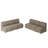 Shalon 84" Modern Chenille 6-Piece Modular Channel Tufted Living Room Sets-715435412
