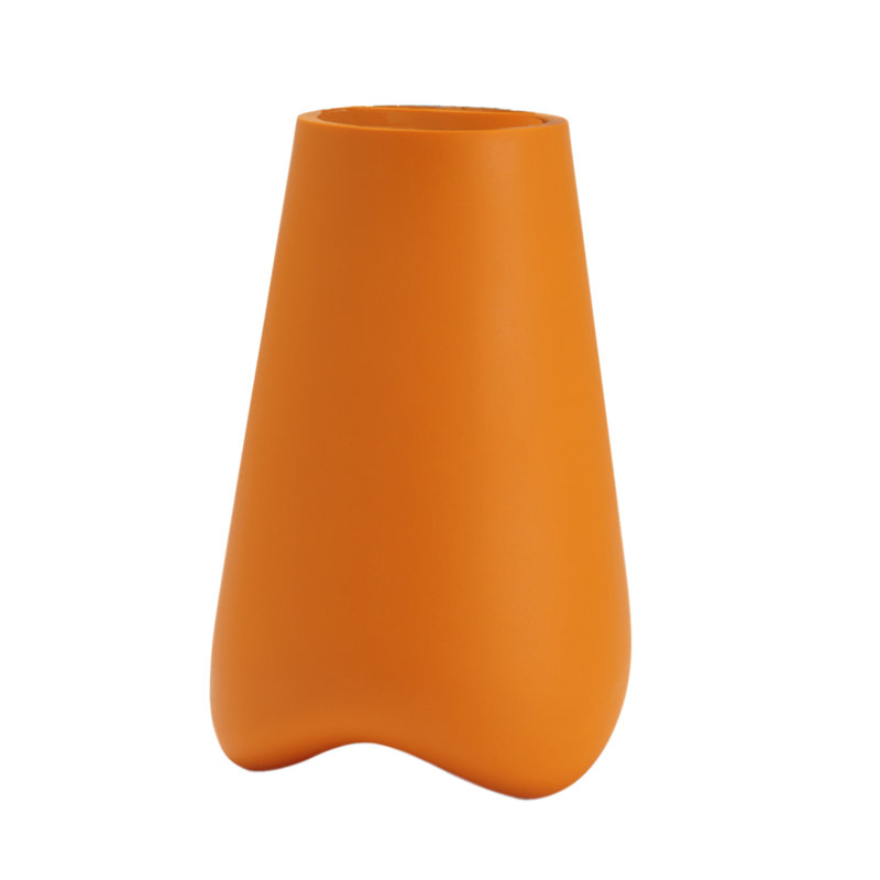 Nano Resin Pot Planter, 11" H x 5.5" W x 5.5" D, Steel