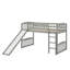 Lit mezzanine simple mettant en valeur une glissade