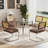 5-Piece Round Glass Top Dining Set-270505039-270151348-270505038