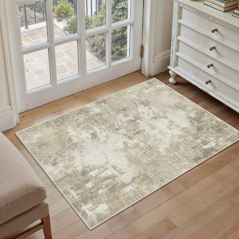 Tapis moderne lavable à la machine avec envers antidérapant Miro, Rectangulaire 2 pi x 3 pi