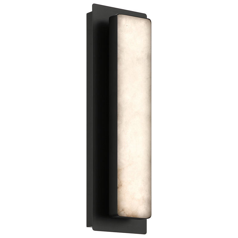 Ada 5CCT LED Wall Sconce - Black Finish, Black