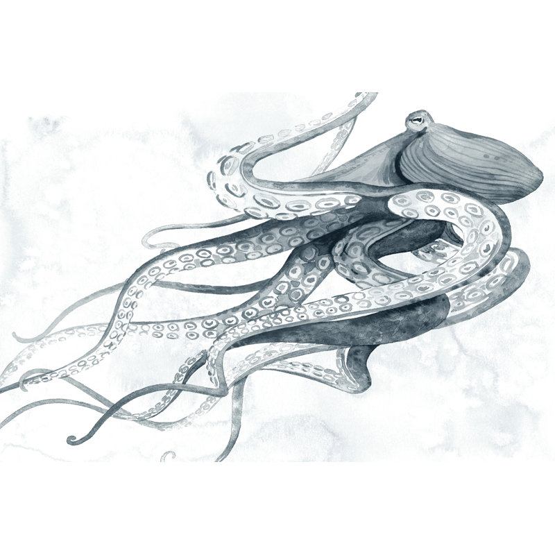 Drifting Tentacles I by Grace Popp - Wrapped Canvas Print, 50.8cm H x 76.2cm W x 3.8cm D
