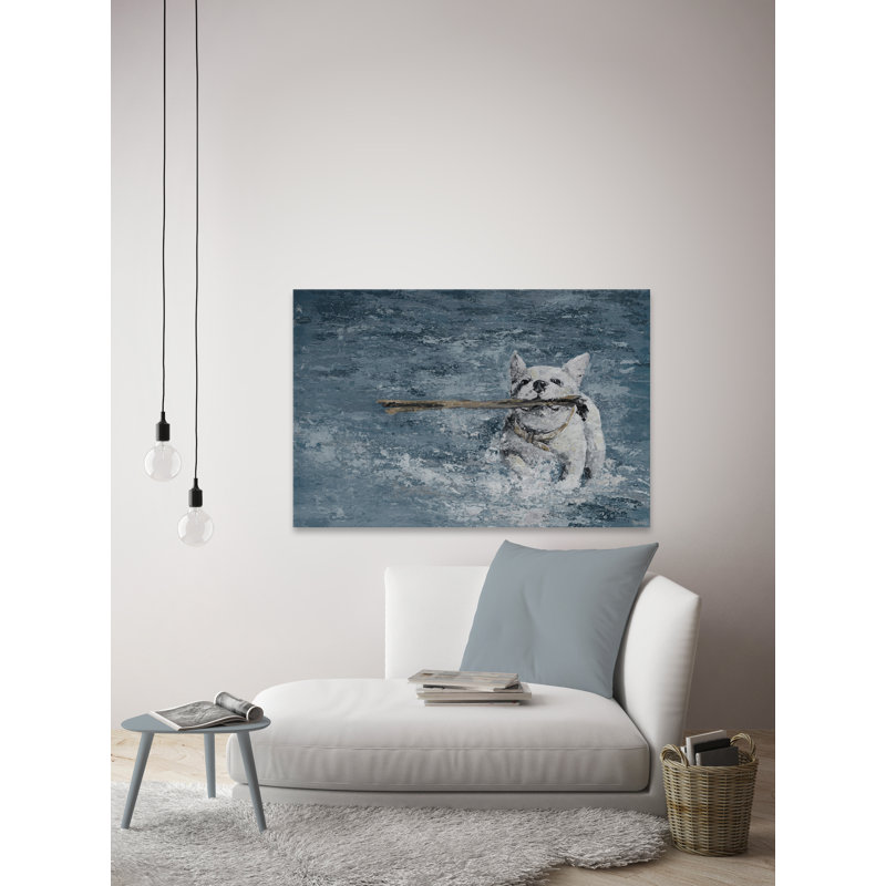 Parvez Taj - Wrapped Canvas Painting, 101 cm H x 152 cm W 4 cm D