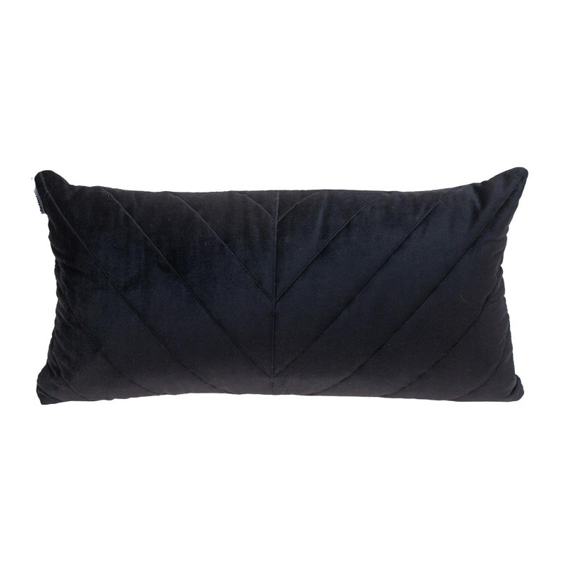Chevron Throw Pillow, Black