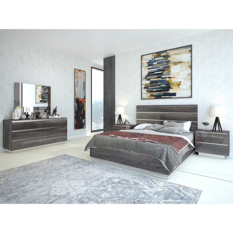Doric Wood Wall Mirror